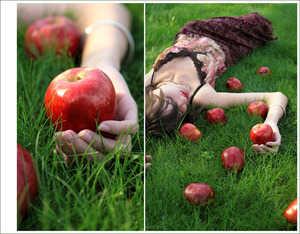 Упавшие яблоки во сне