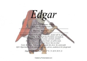 Любовь для Эдгара