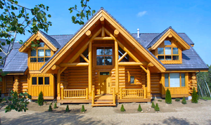 Новый деревянный дом
