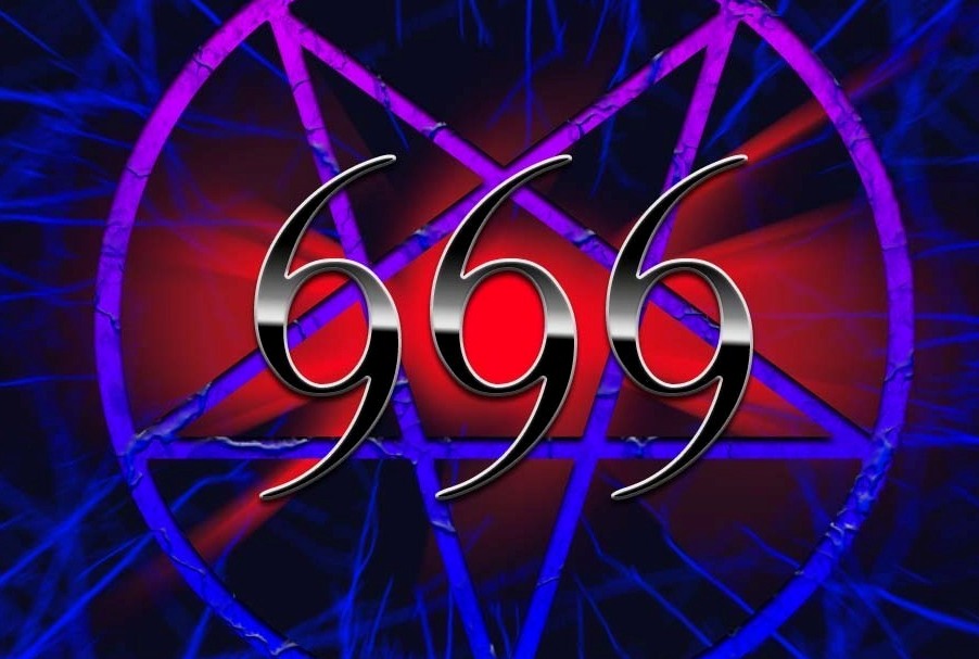 666 число зверя. Символ 666. Число зверя. Число 666 картинки.