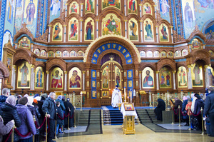 Богослужение в православной церкви в праздник